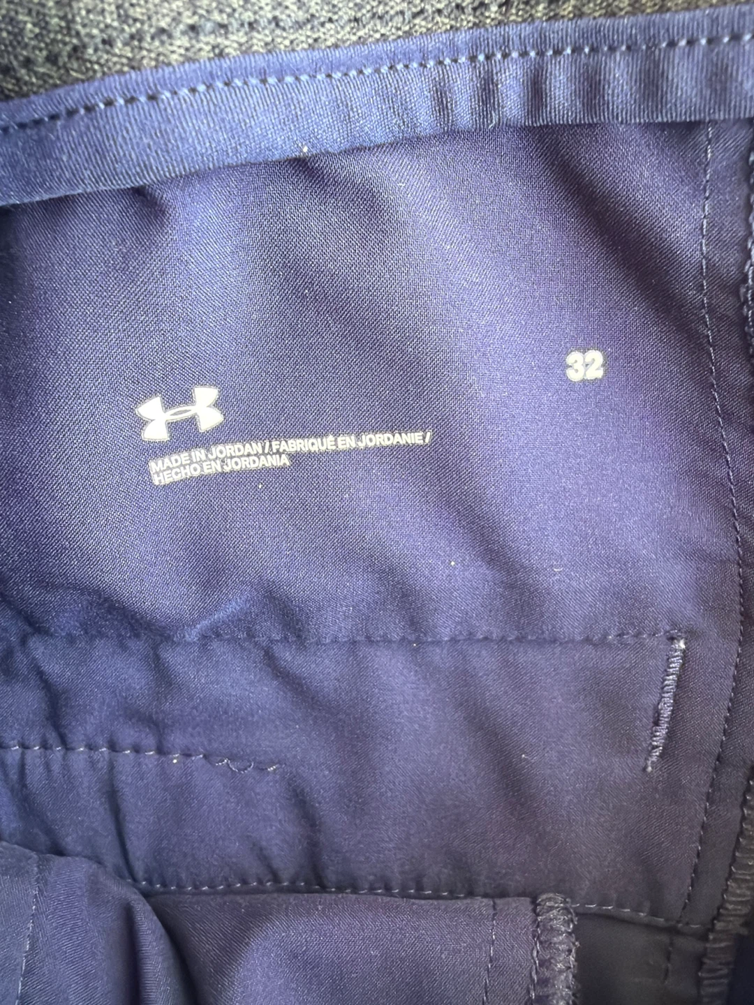 Like new- Under Armour Navy Golf Shorts Size 32 - photo 2