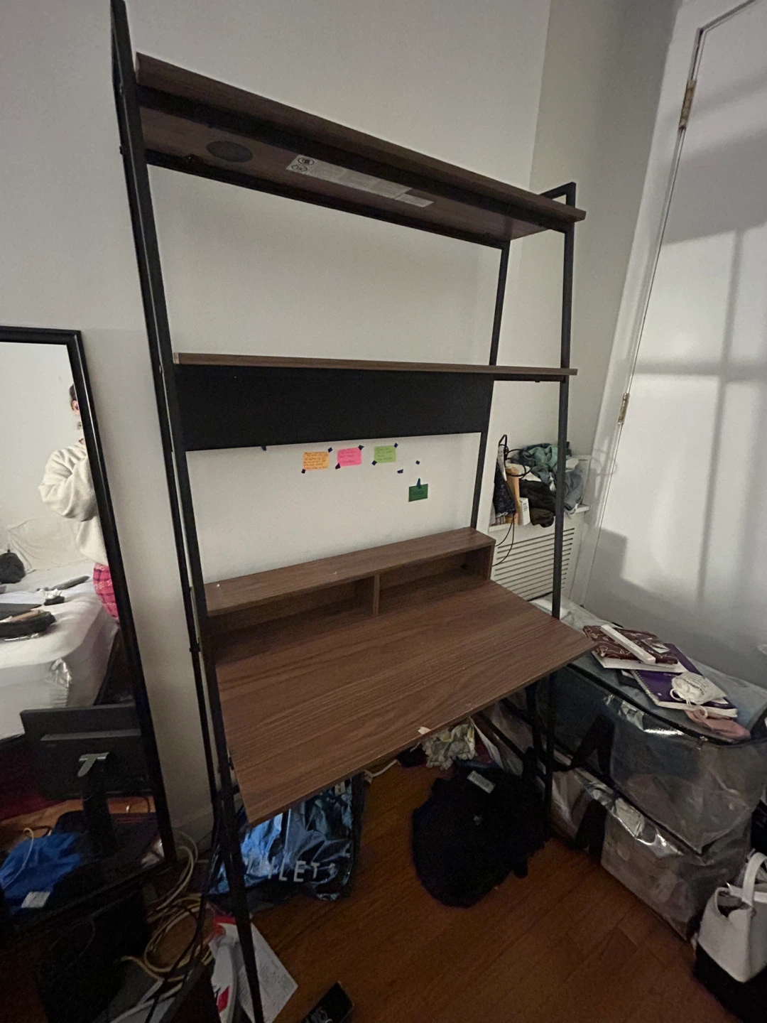 Ladder Desk with Shelving