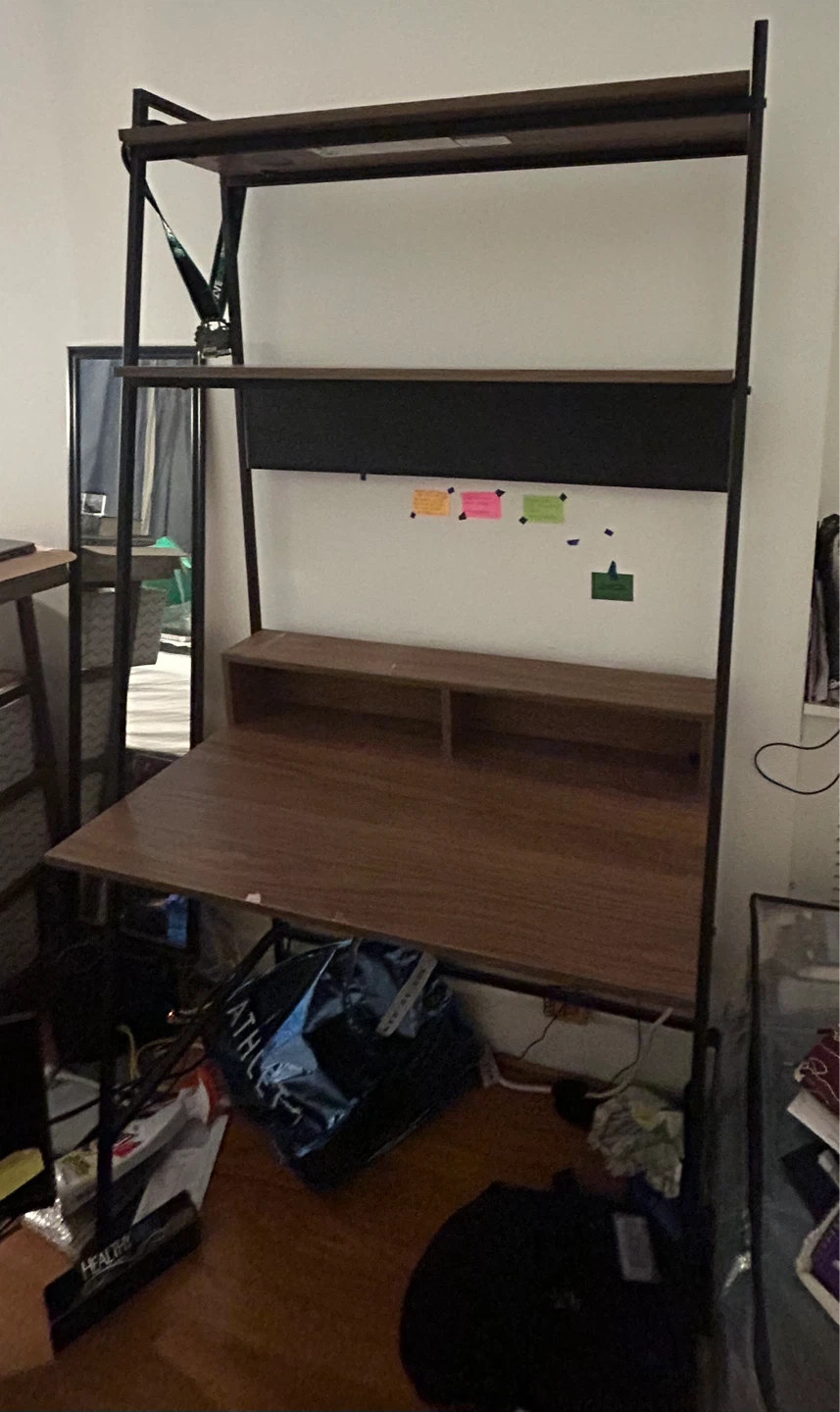 Ladder Desk with Shelving - photo 3