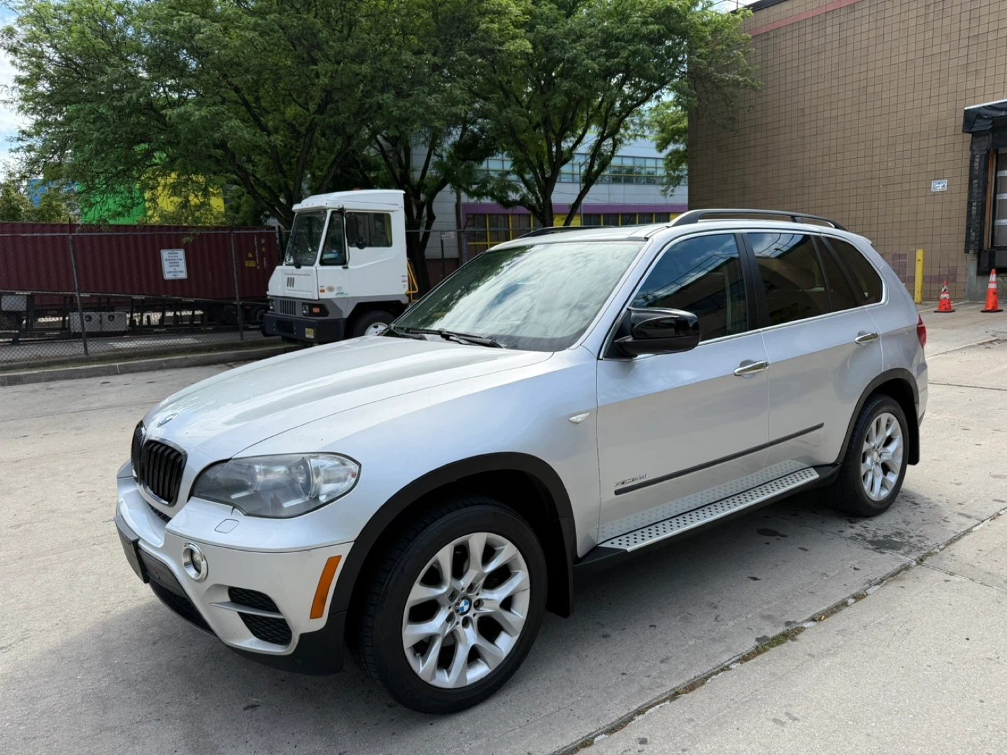 Silver BMW X5 2013 xdrive35i premium