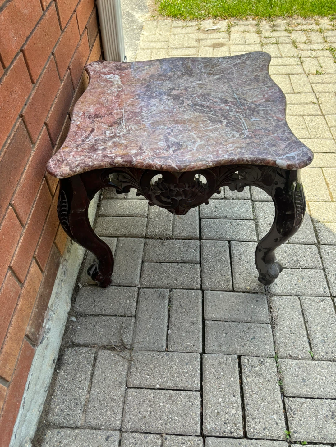 FREE Vintage Marble Top Accent Table