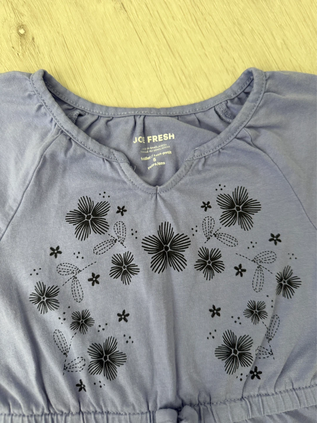 Joe Fresh Toddler Girls' Dress - Purple Floral - 4 Years - photo 3