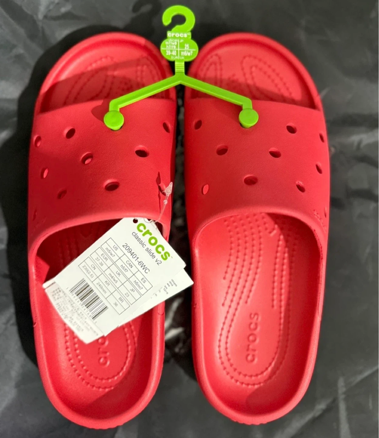 Crocs Slides Red Size M5/W7