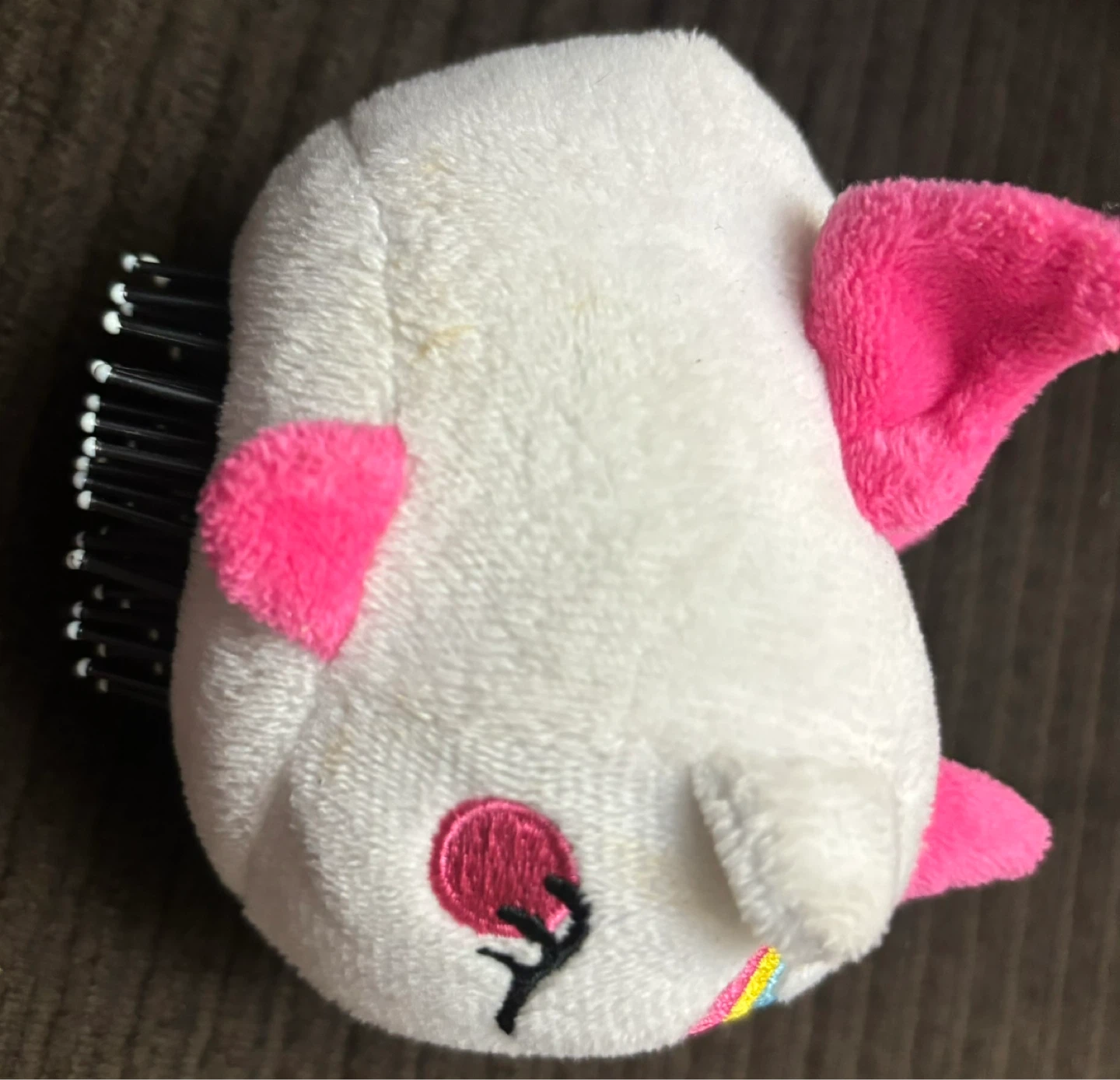 Plush Unicorn Mini Hair Brush