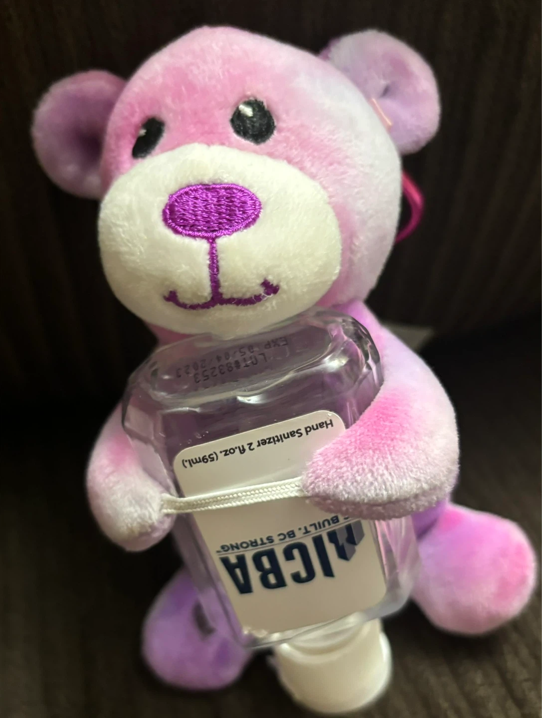 Hand Sanitizer with Teddy Bear Holder
