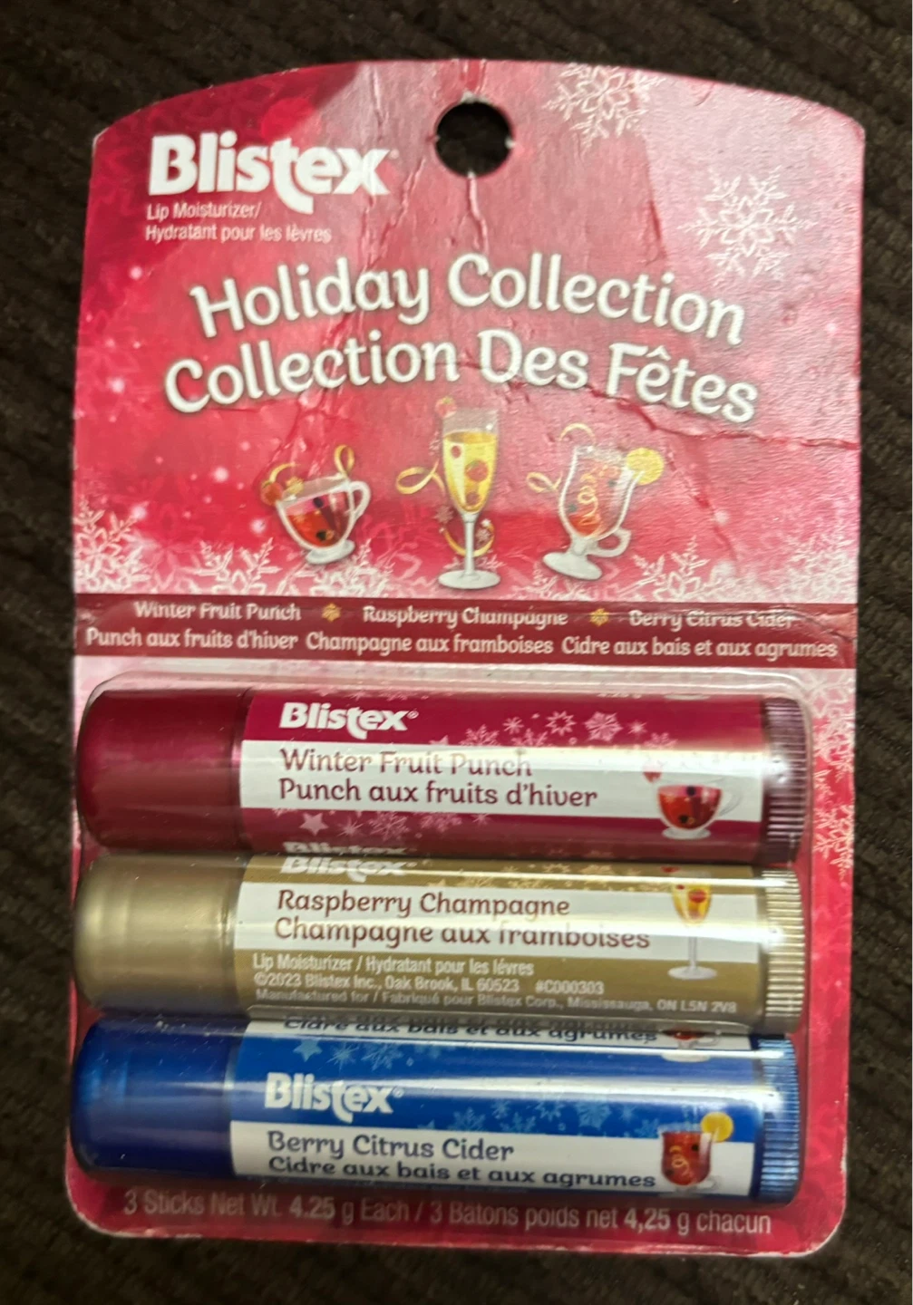 Blistex Holiday Collection Lip Moisturizer (3 Sticks)