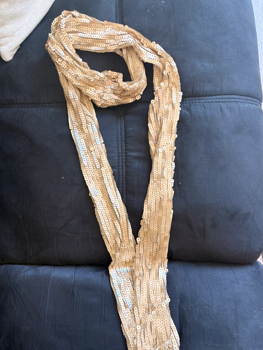 Gold Sequin Scarf - photo 5