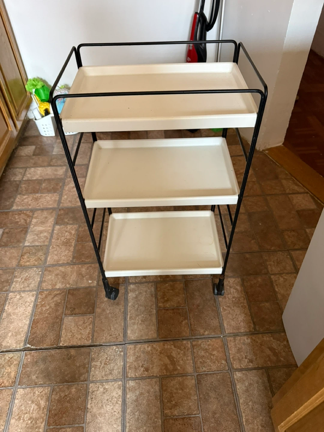3-Tier Rolling Utility Cart