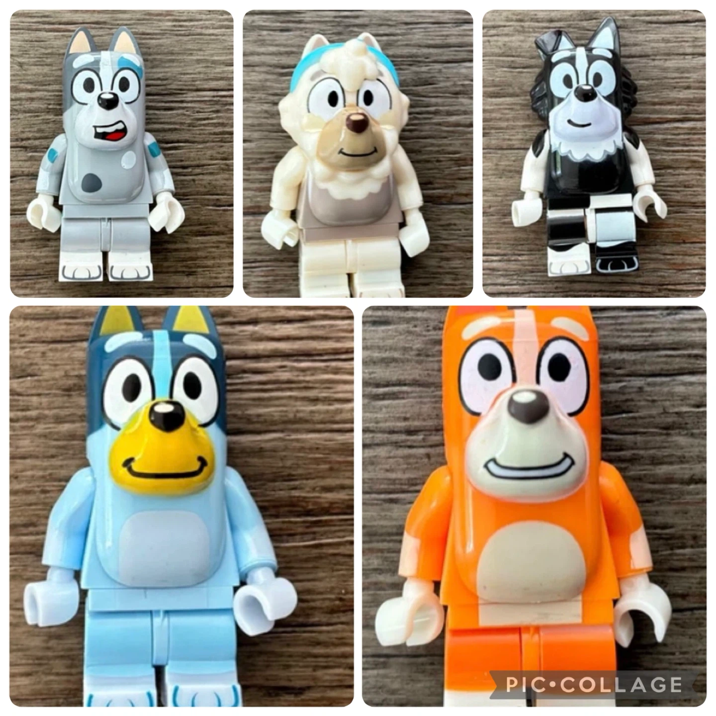 Bluey & Friends LEGO Minifigure Set
