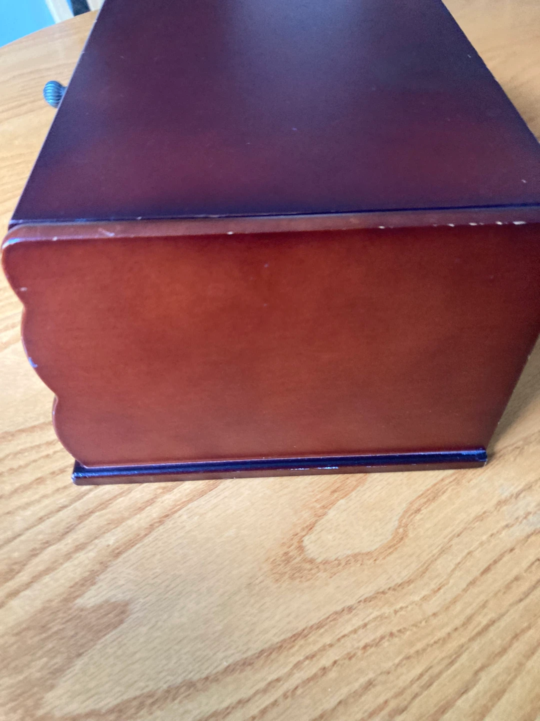 Wooden Jewelry Box with Mirror and Drawers - photo 4