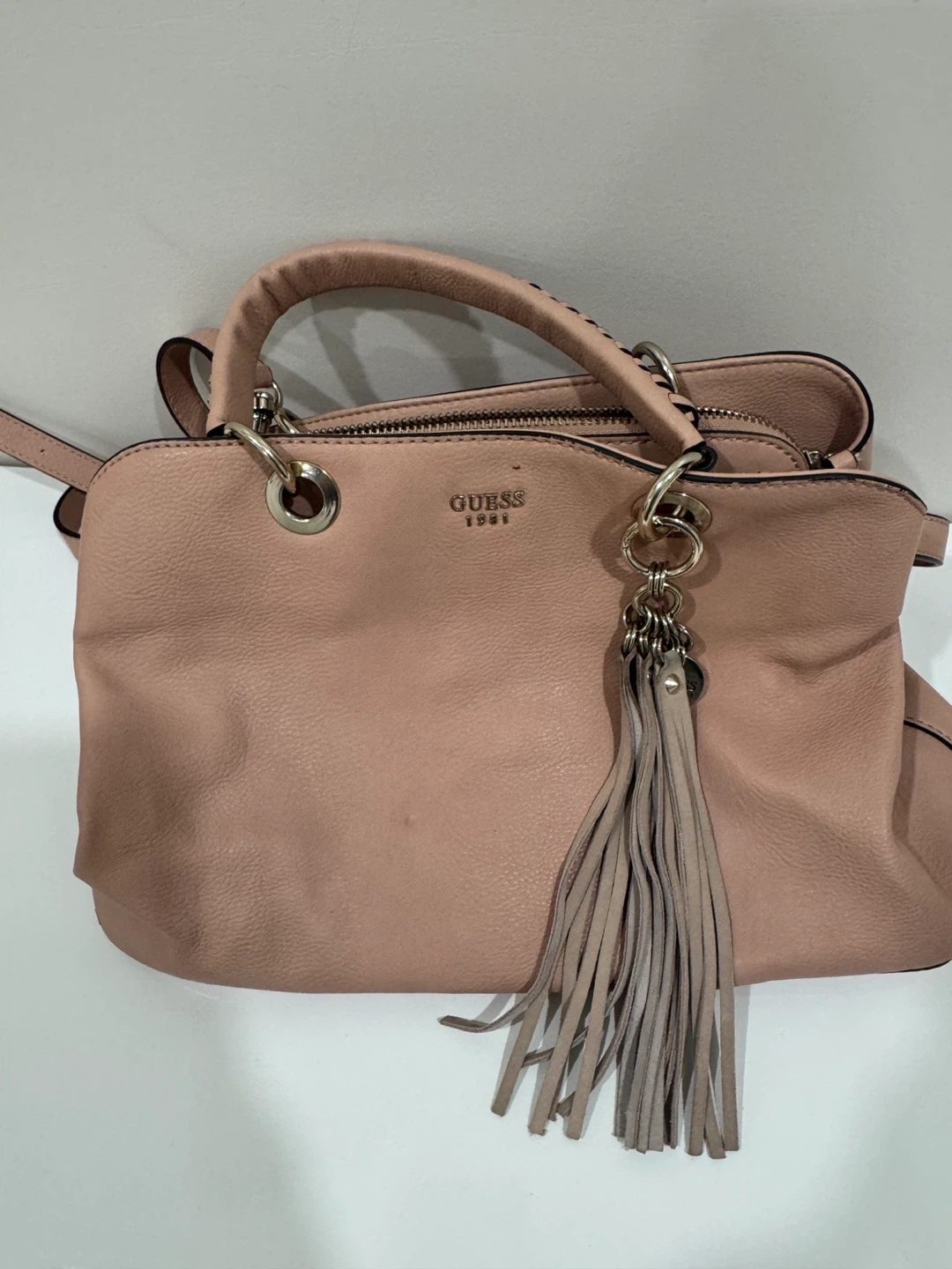 Guess Pink Satchel Handbag
