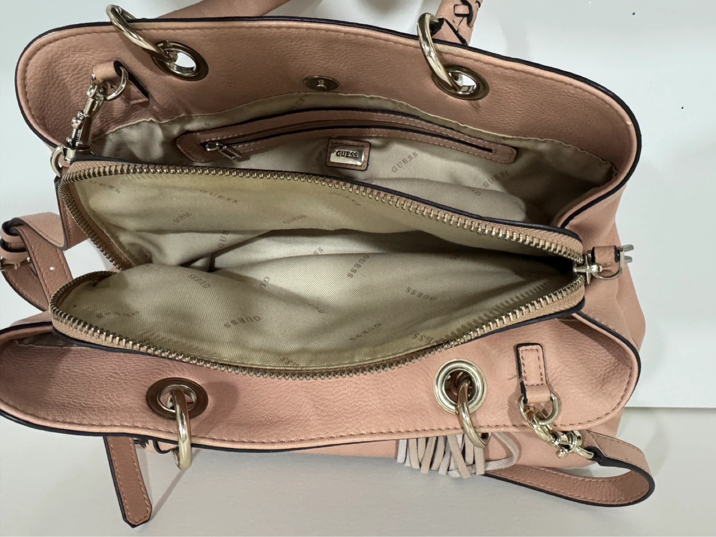 Guess Pink Satchel Handbag - photo 4