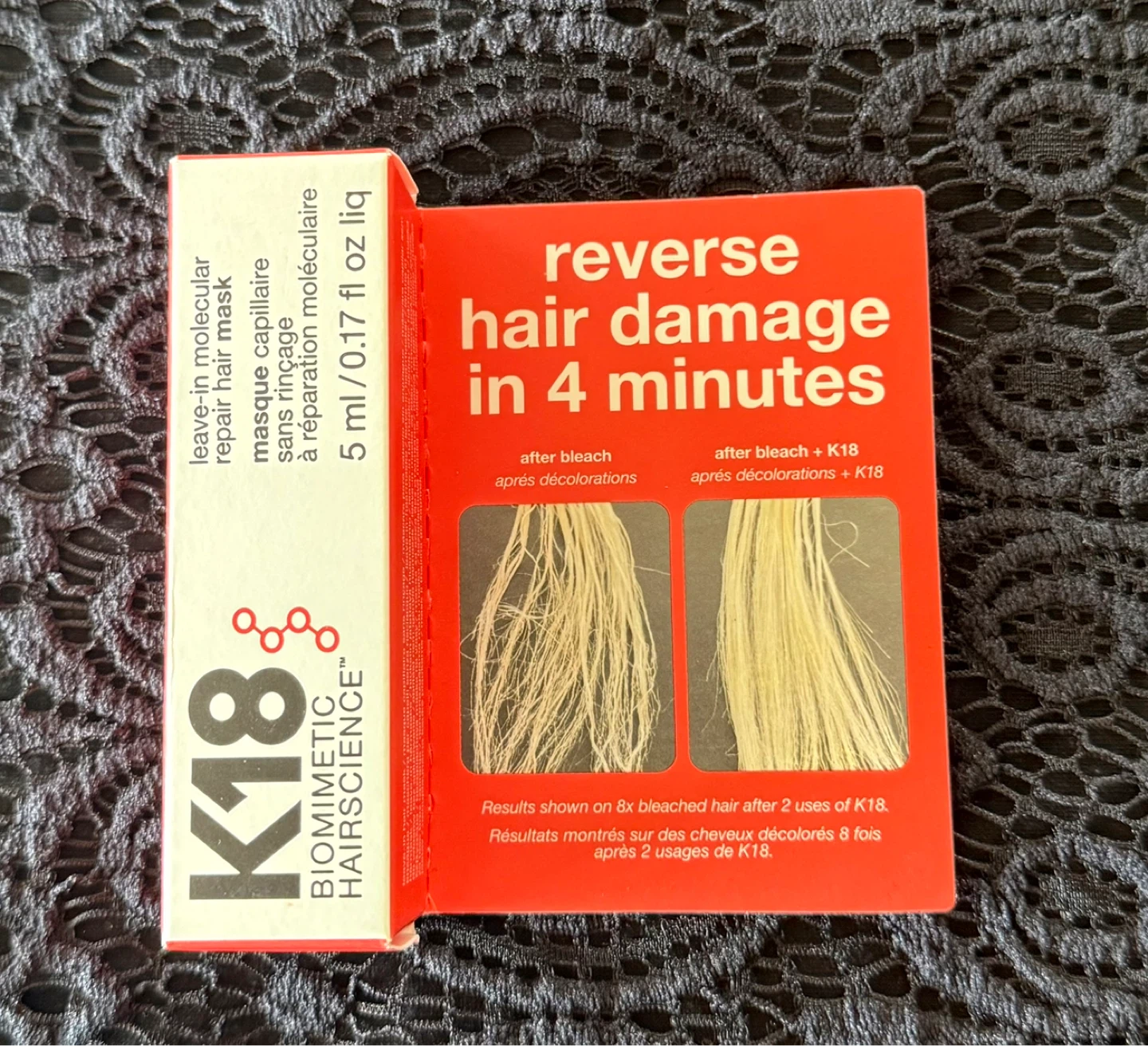 K18 Leave-In Hair Mask ✈️ $5.00 Per Box (10 available)
