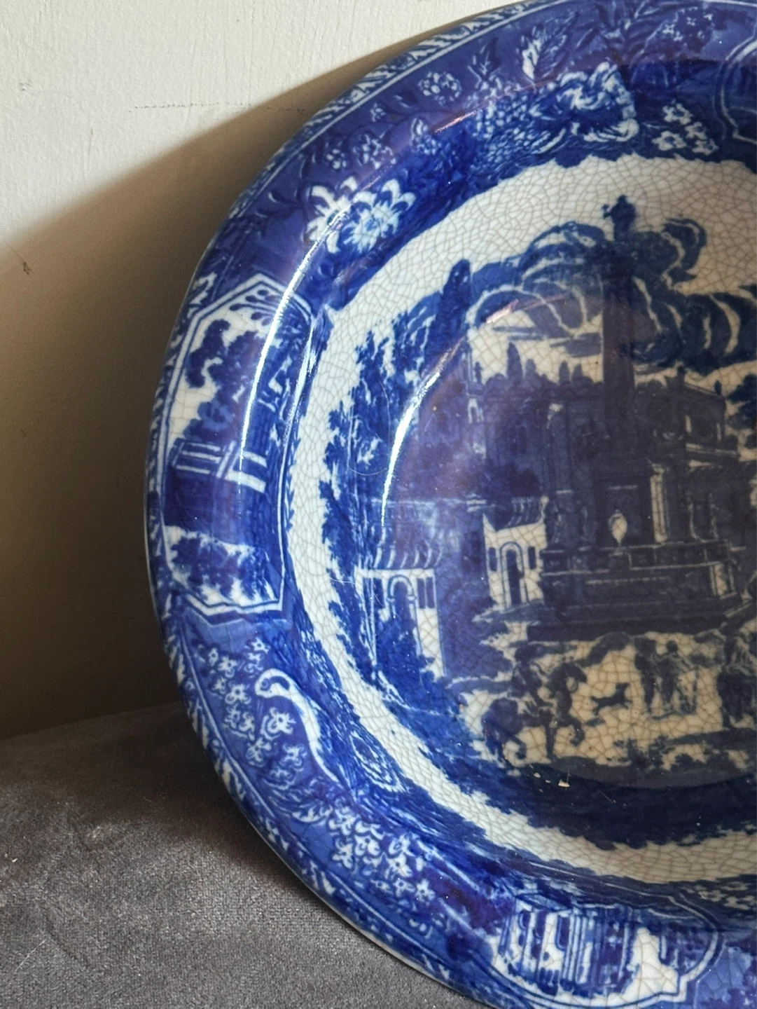 Vintage Victoria Ware Large Ironstone Centerpiece Bowl - photo 2