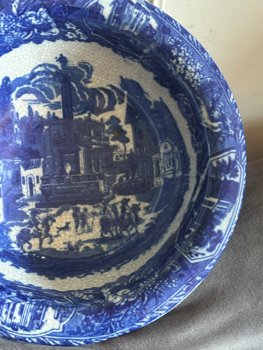 Vintage Victoria Ware Large Ironstone Centerpiece Bowl - photo 3