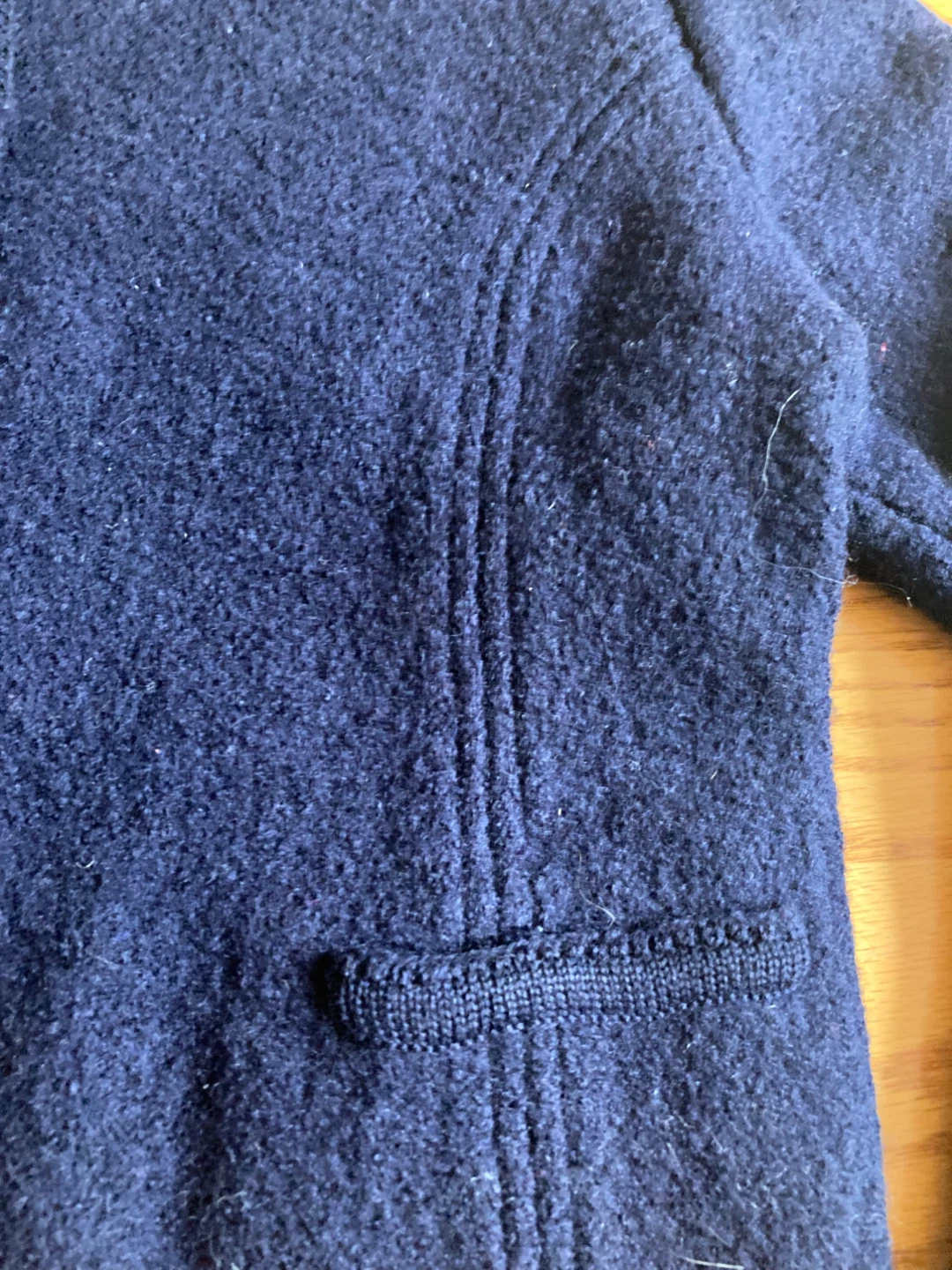 Boiled Wool Cardigan Size 4 - 6 - photo 4