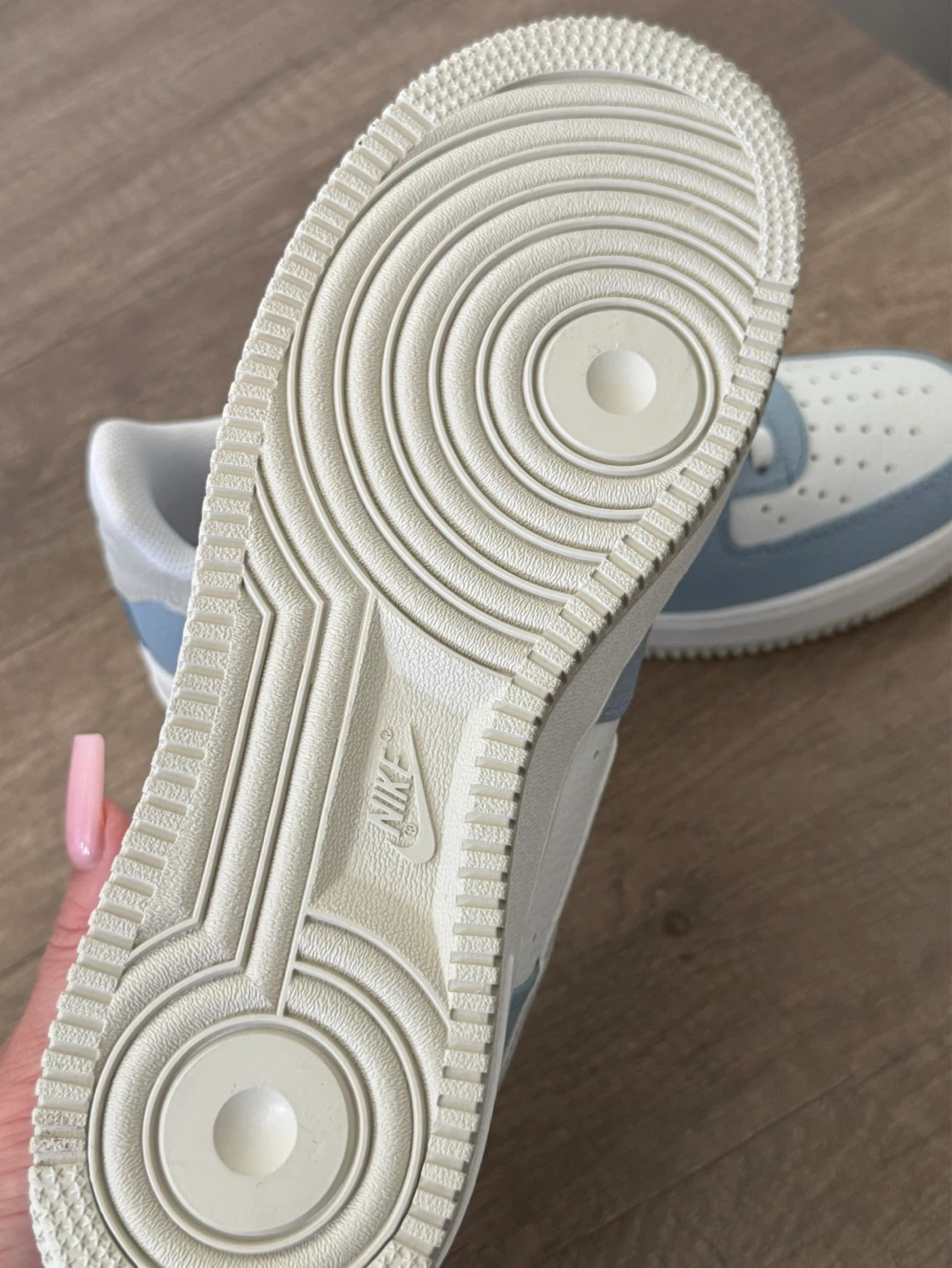 Women’s 10 - Nike Air Force 1 Low White Blue Grey - photo 2