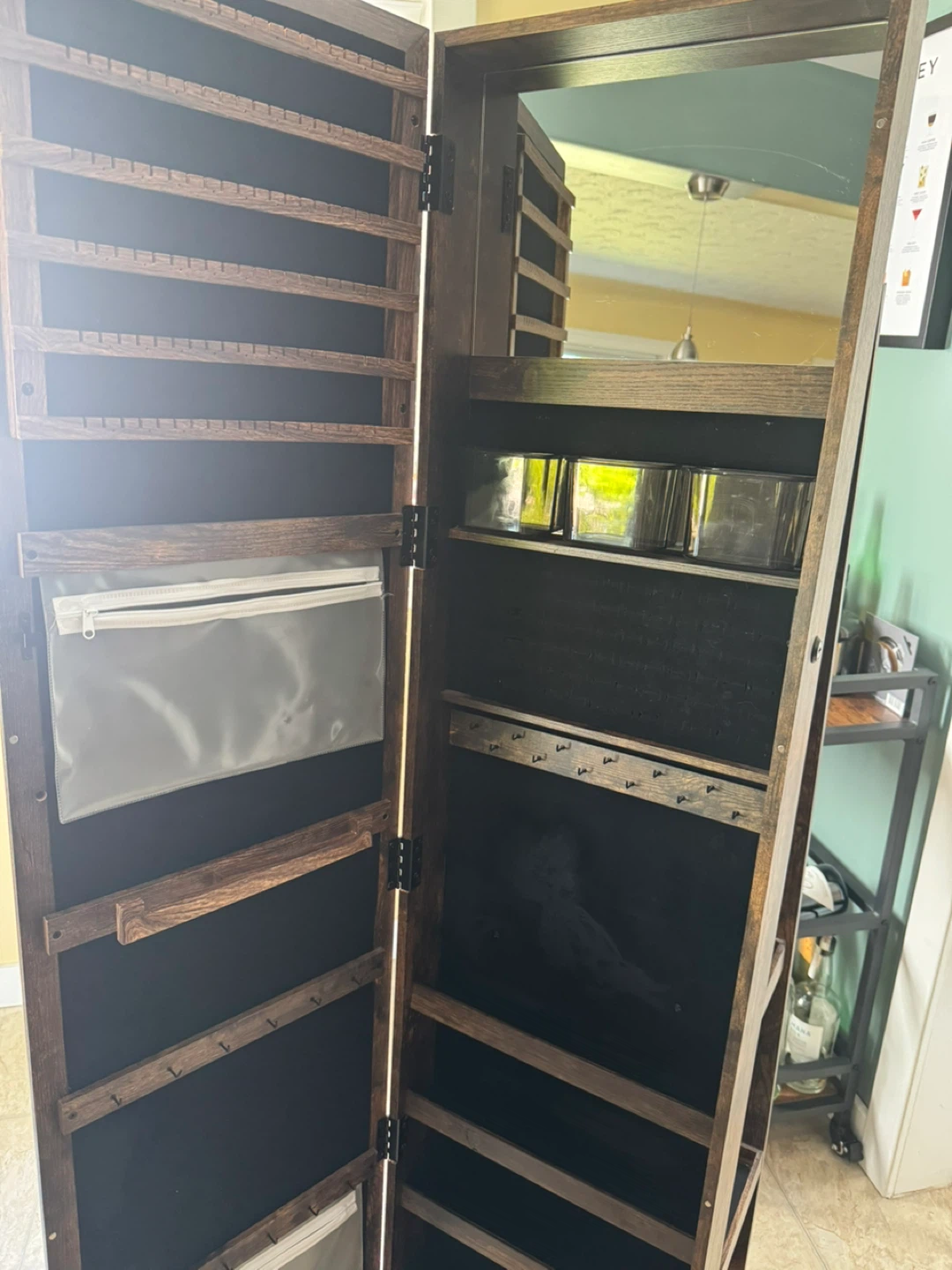 Jewelry Cabinet and vanity with Length Mirror - photo 4