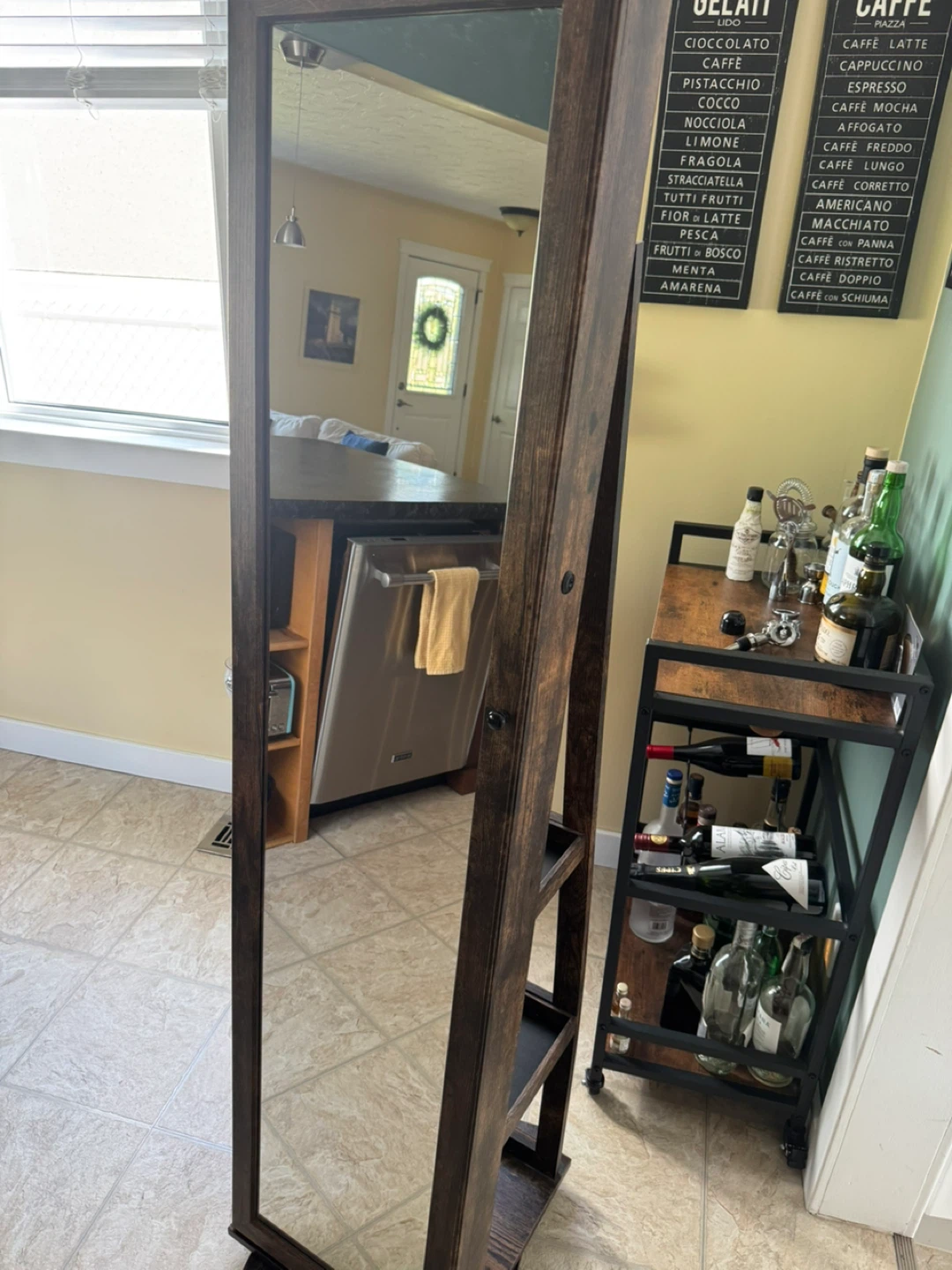Jewelry Cabinet and vanity with Length Mirror - photo 3