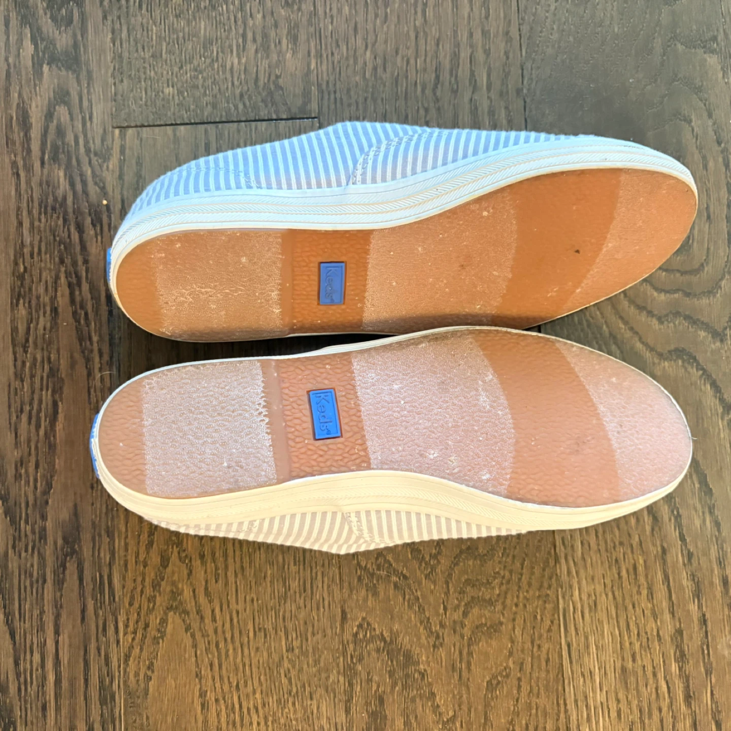 NWOT Keds Women's Striped Canvas Slip-On Sneakers - photo 3