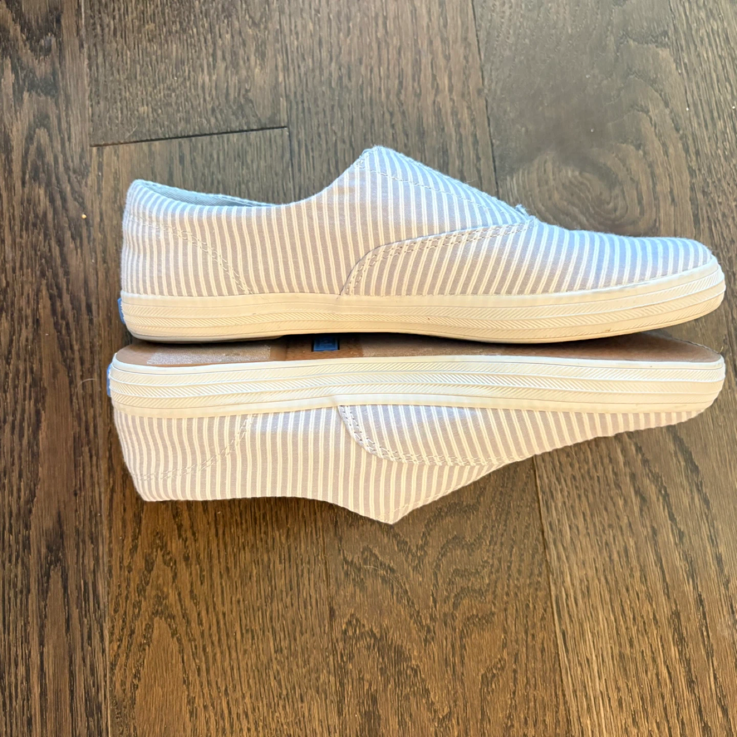 NWOT Keds Women's Striped Canvas Slip-On Sneakers - photo 2