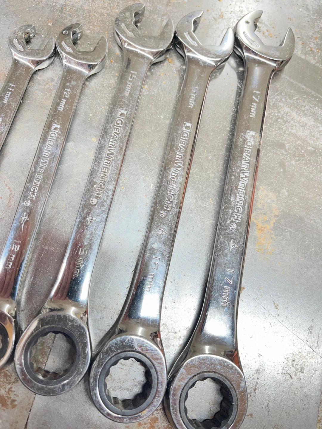 GearWrench and Mastercraft Maximum Ratcheting Wrenches - 6pc Set - photo 2