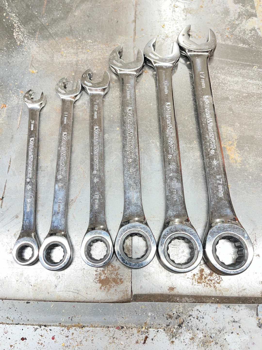 GearWrench and Mastercraft Maximum Ratcheting Wrenches - 6pc Set