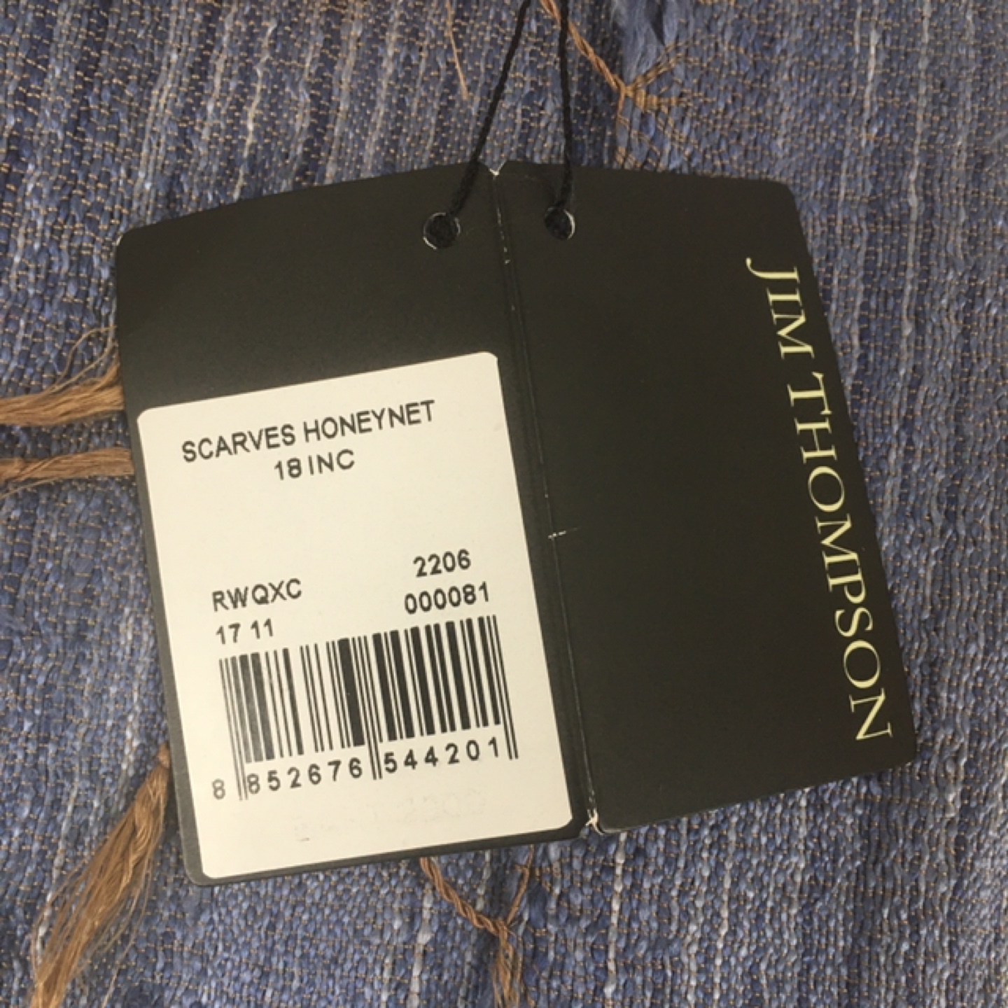 New  With Tag Jim Thompson Silk Scarf - photo 4