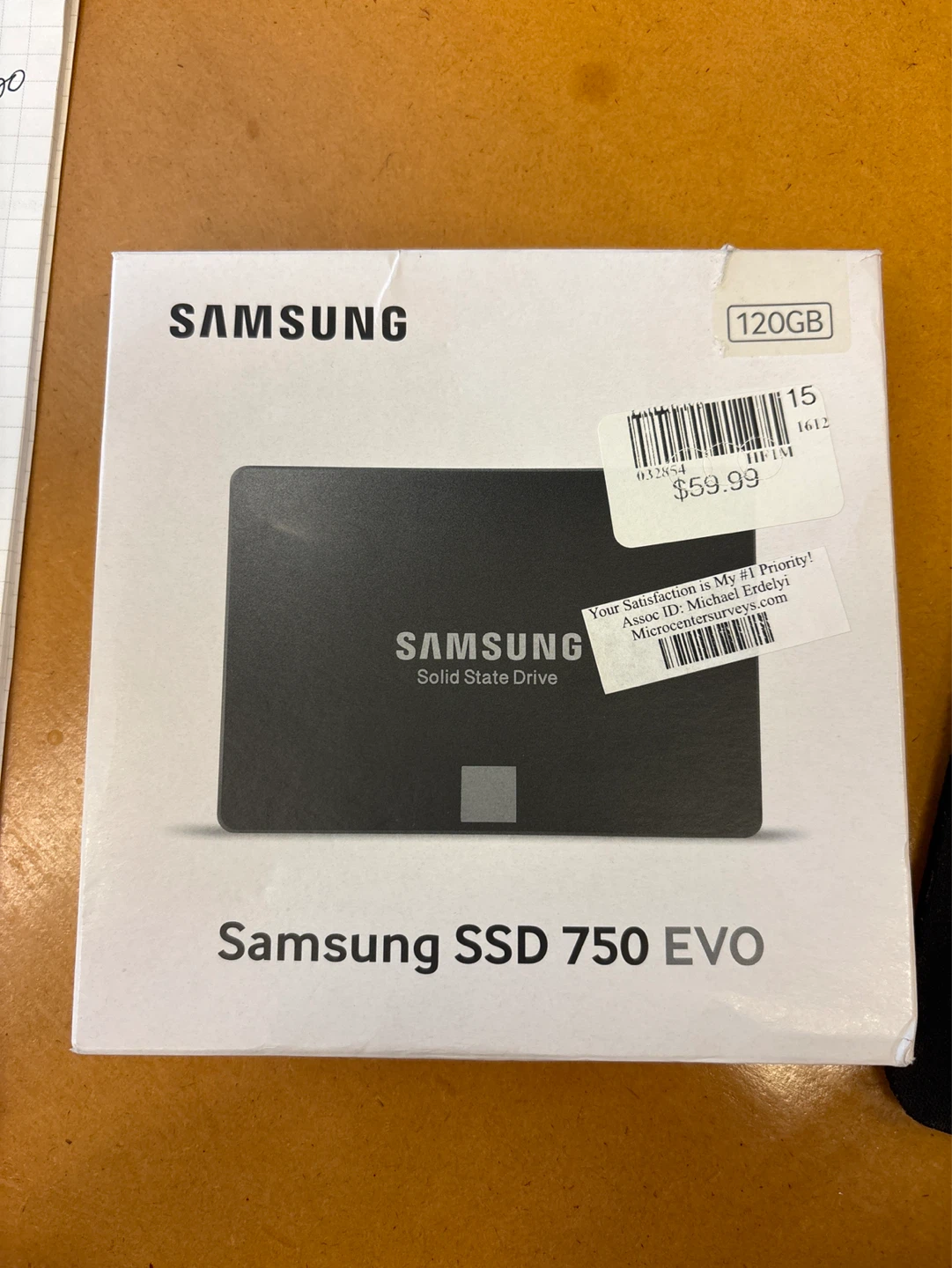 Samsung 750 EVO 120GB SSD