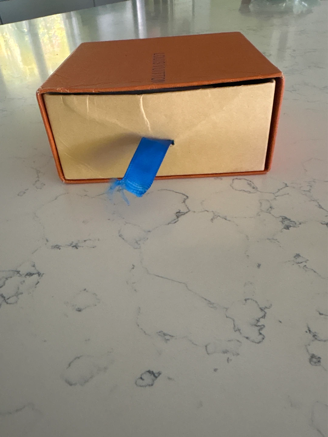 Louis Vuitton Leather Belt with Gold Buckle - photo 2