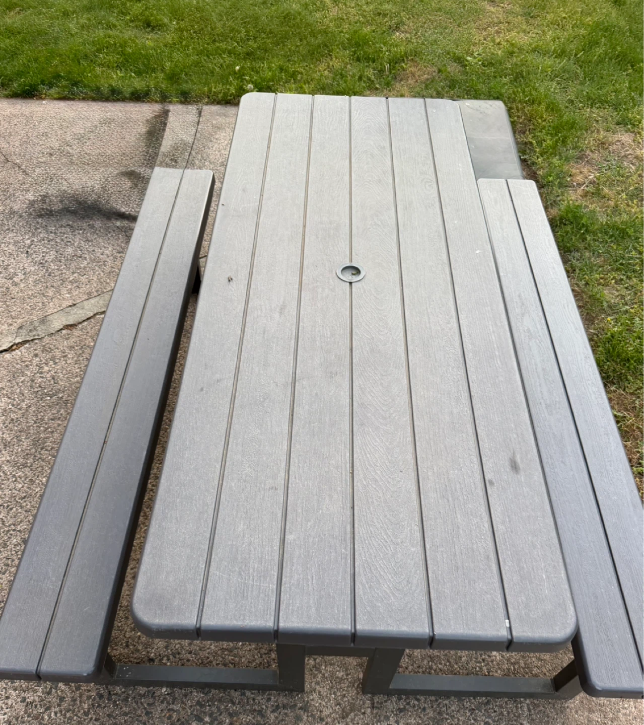 Lifetime Gray Picnic Table with Benches - photo 3