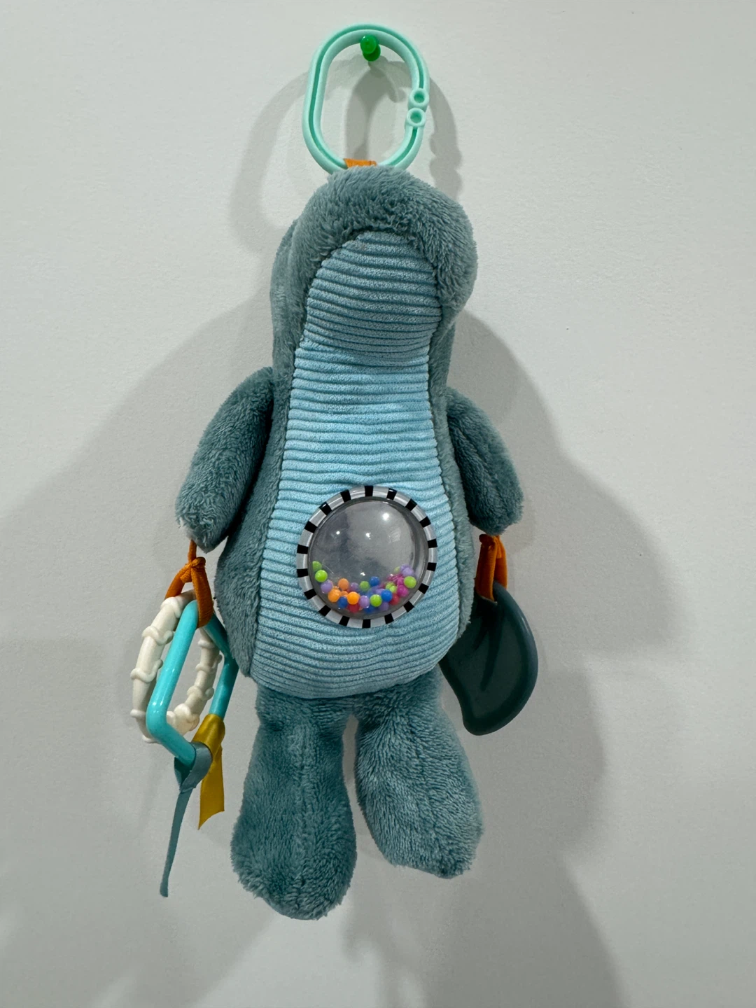 Plush Dinosaur and Banana Rattle Toy Set - photo 3