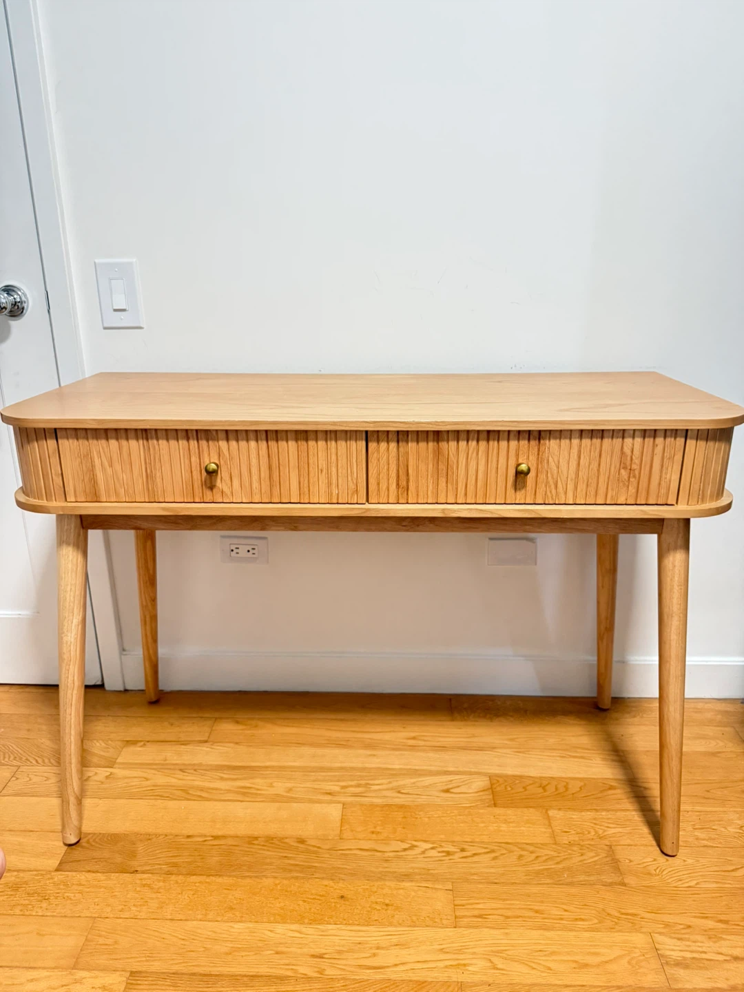 Mid-Century Modern Wooden Desk / Vanity Table – Great Condition