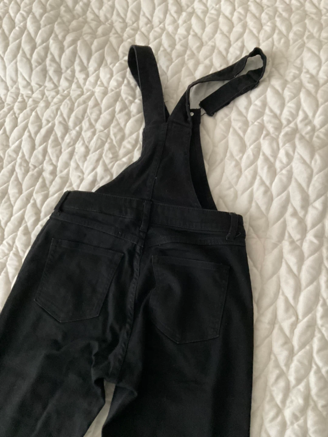 H&M Black Denim Overalls Size 2 - photo 5