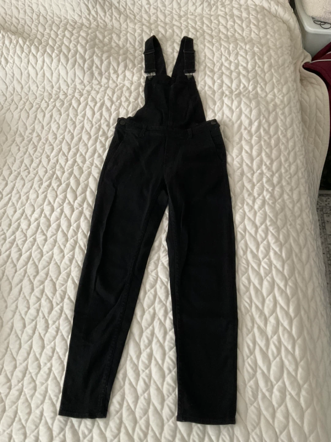 H&M Black Denim Overalls Size 2