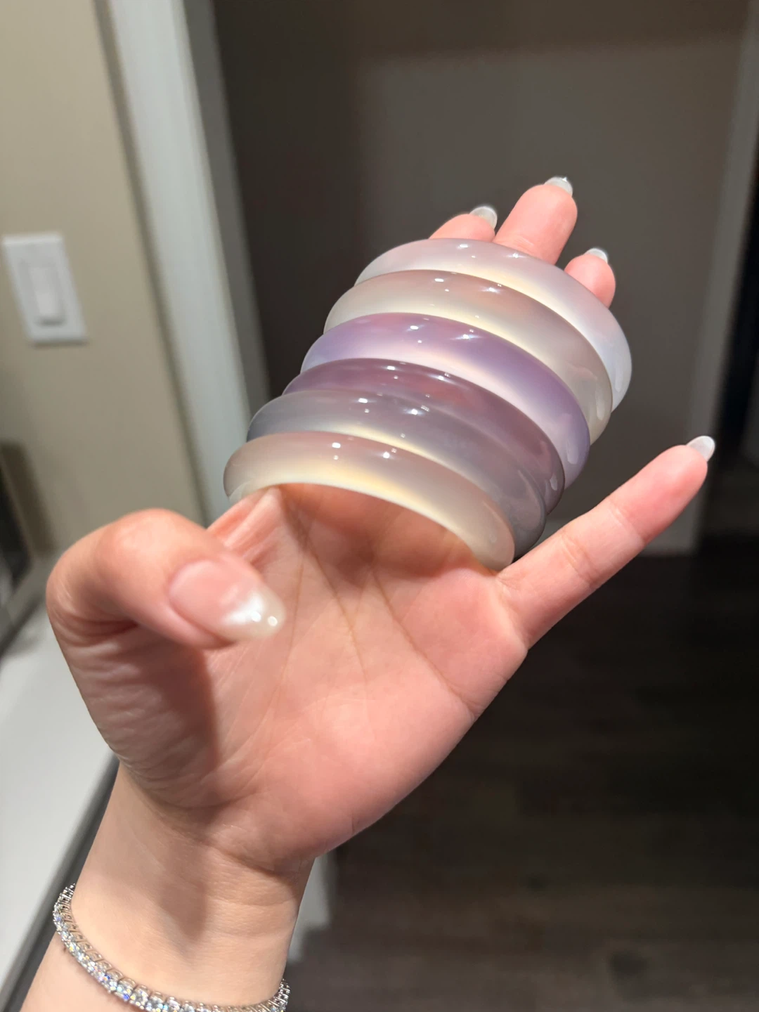 Natural Agate bangles