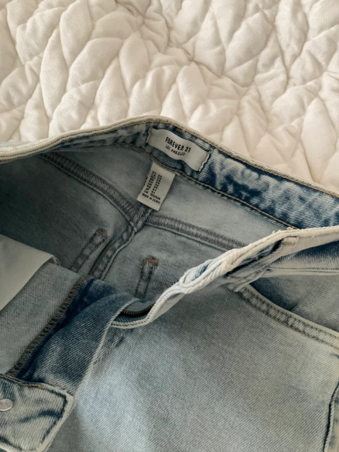 Forever 21 Light Wash Straight Leg Jeans - photo 2