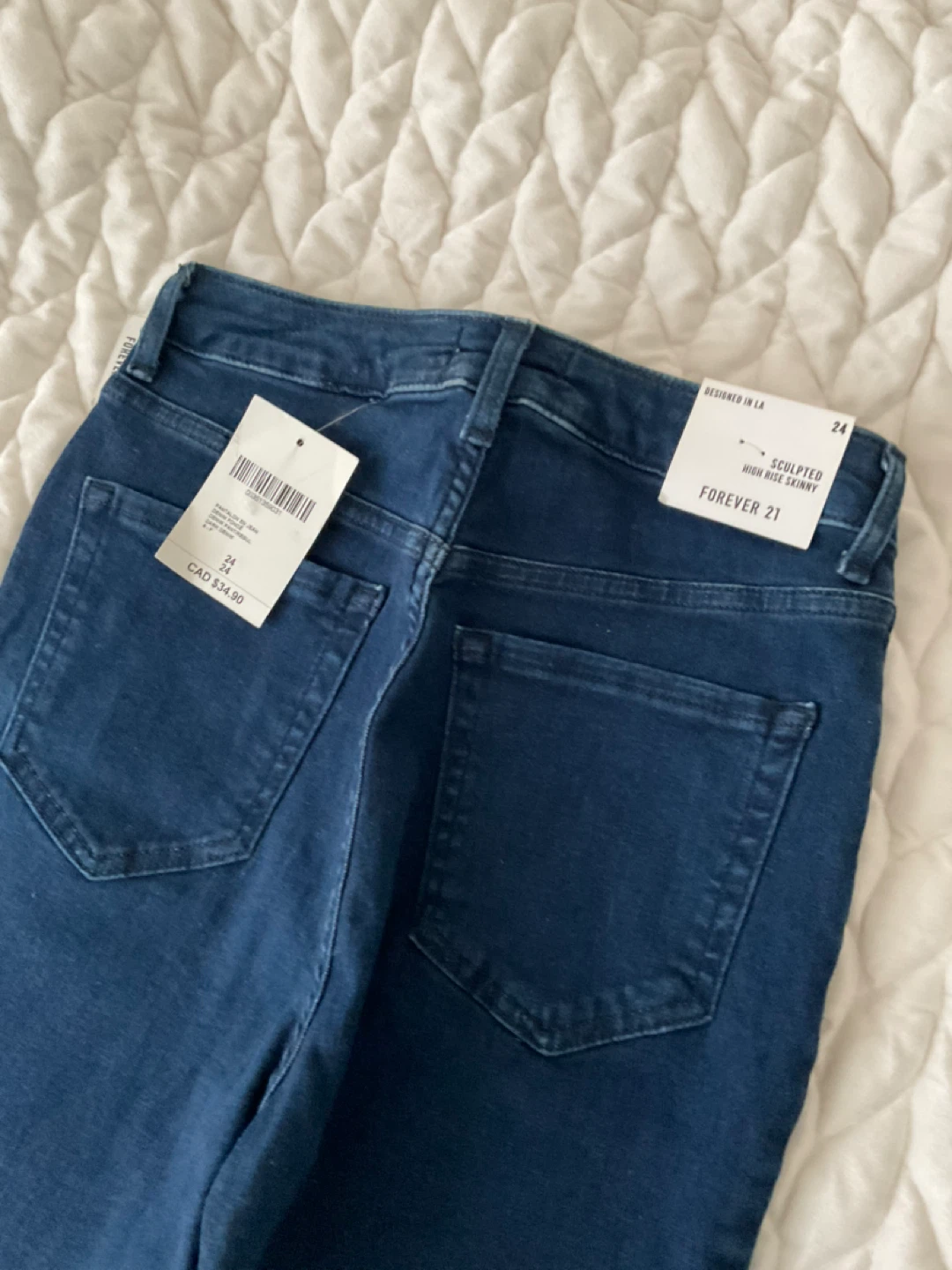 Forever 21 Sculpted High Rise Skinny Jeans - Size 24 - photo 4