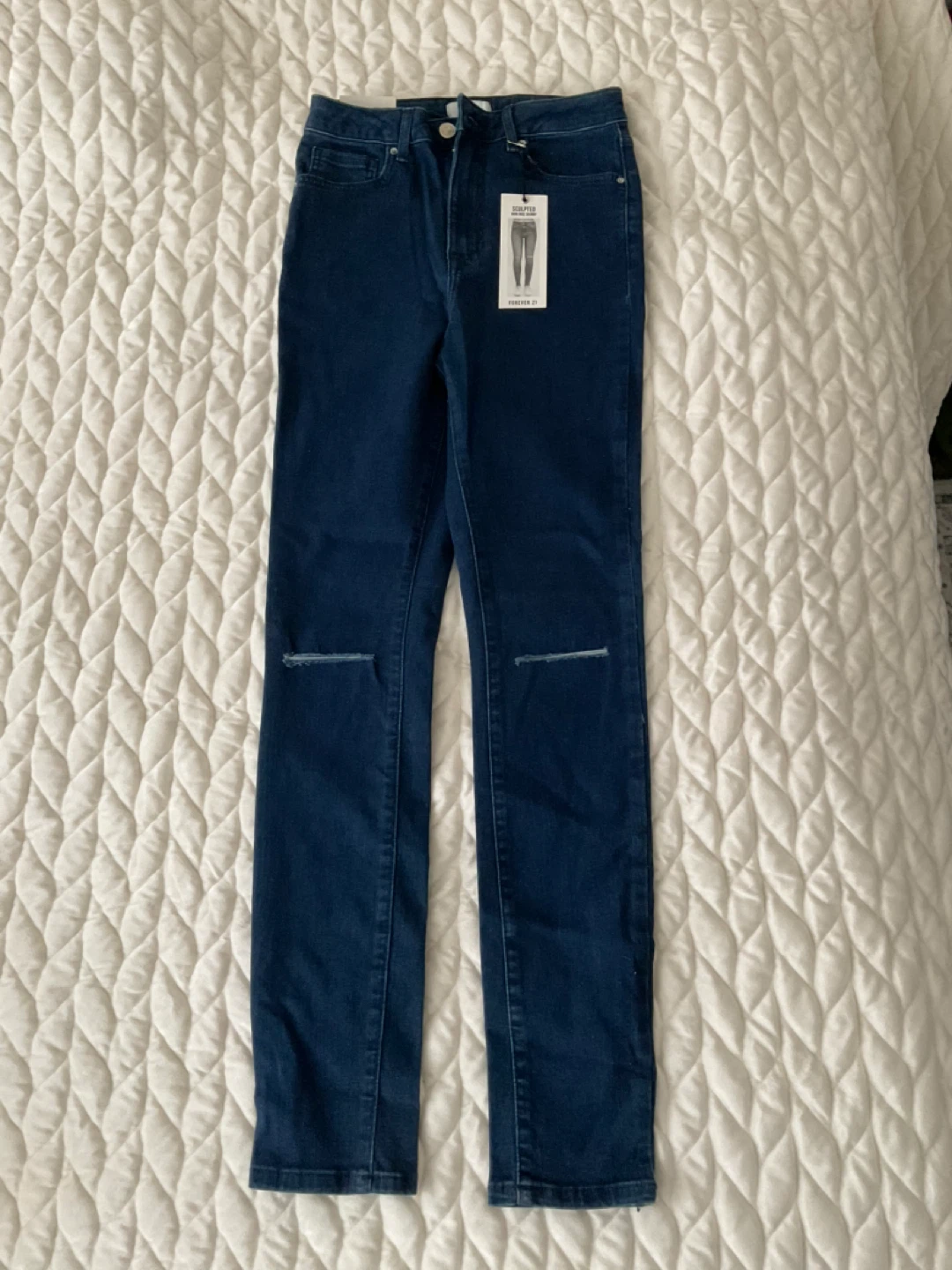 Forever 21 Sculpted High Rise Skinny Jeans - Size 24