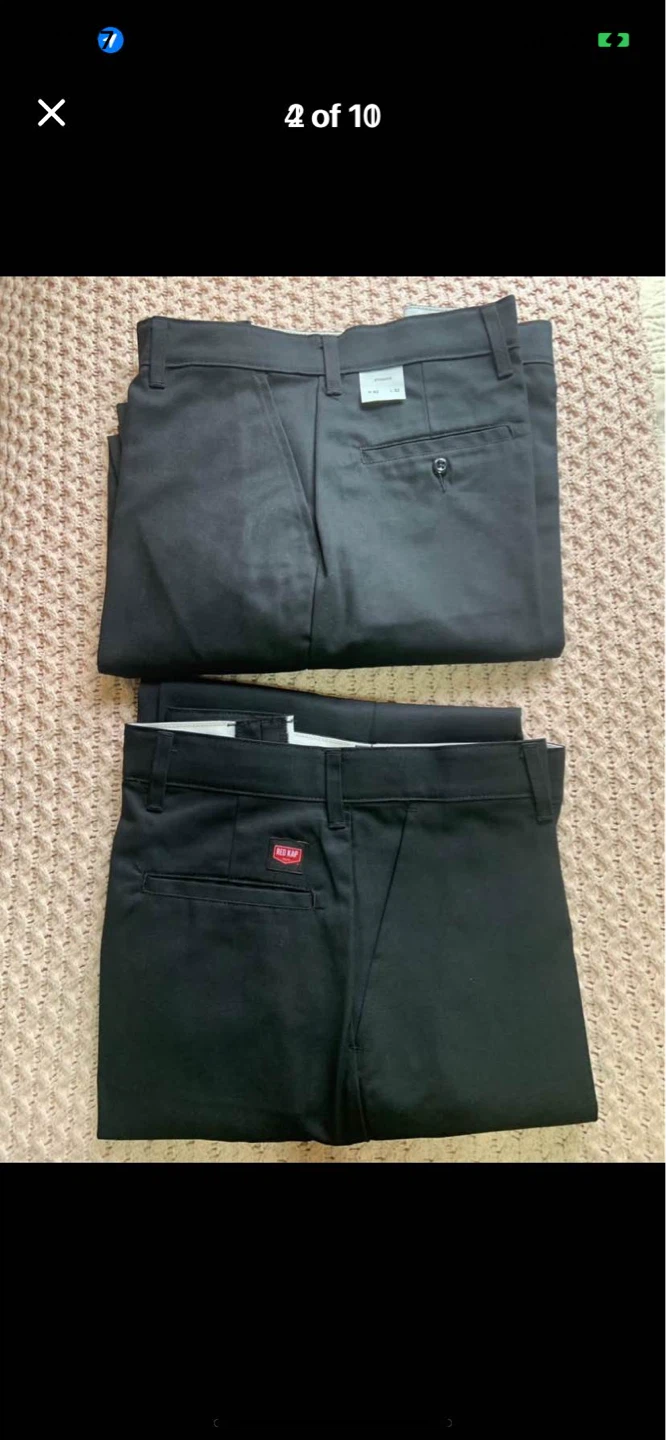 Red Kap Men's Industrial Black Cargo Pants W 42 L 32 - photo 4