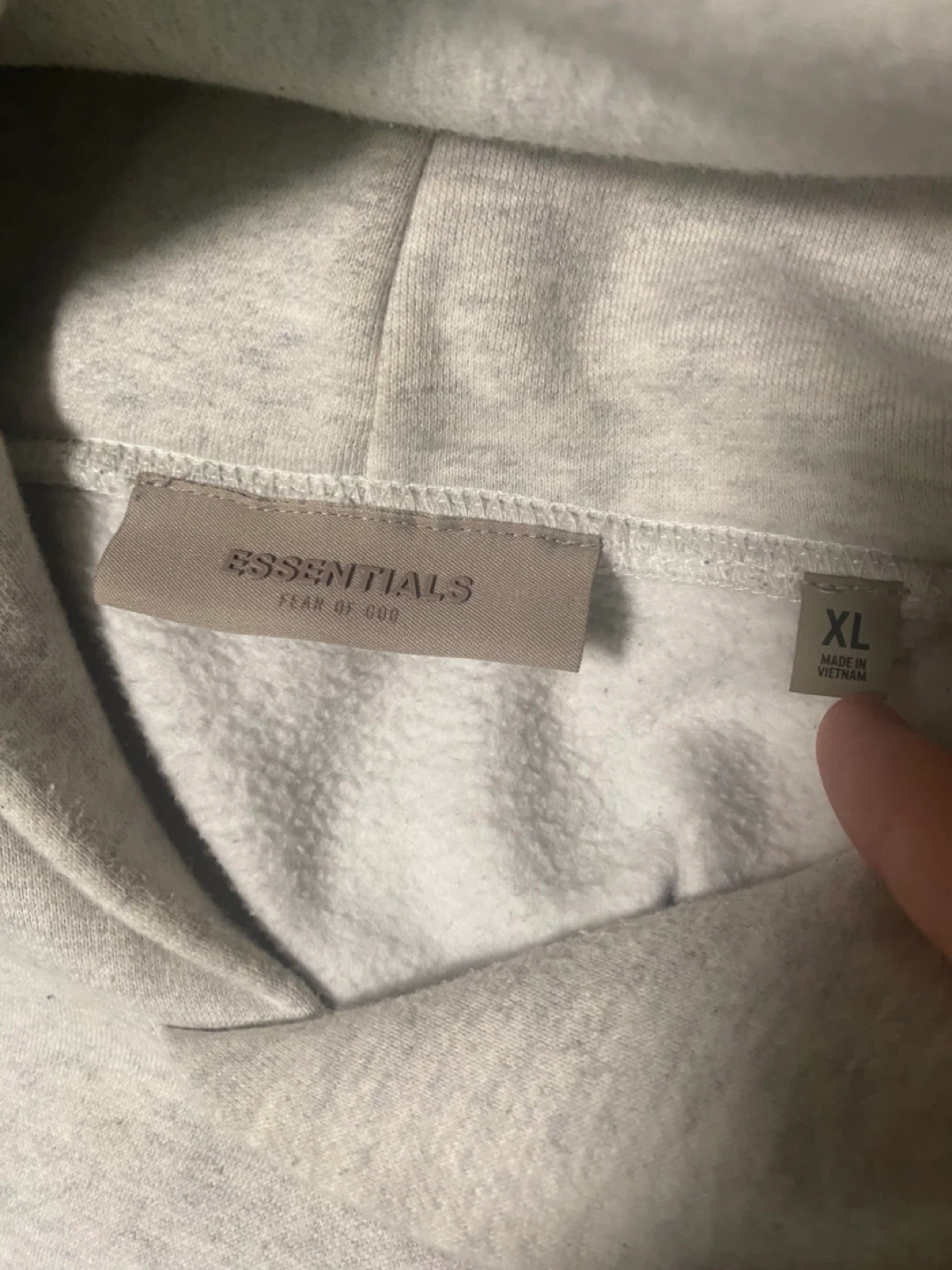 Light Oatmeal Essentials Hoodie - photo 3