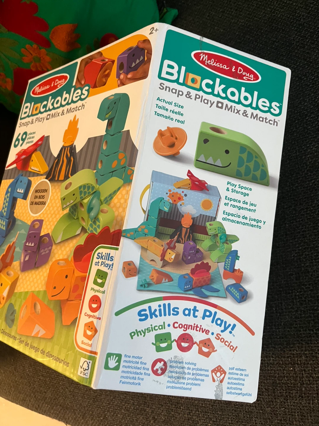 Melissa & Doug Blockables Snap & Play Mix & Match Dinosaur Set - photo 2