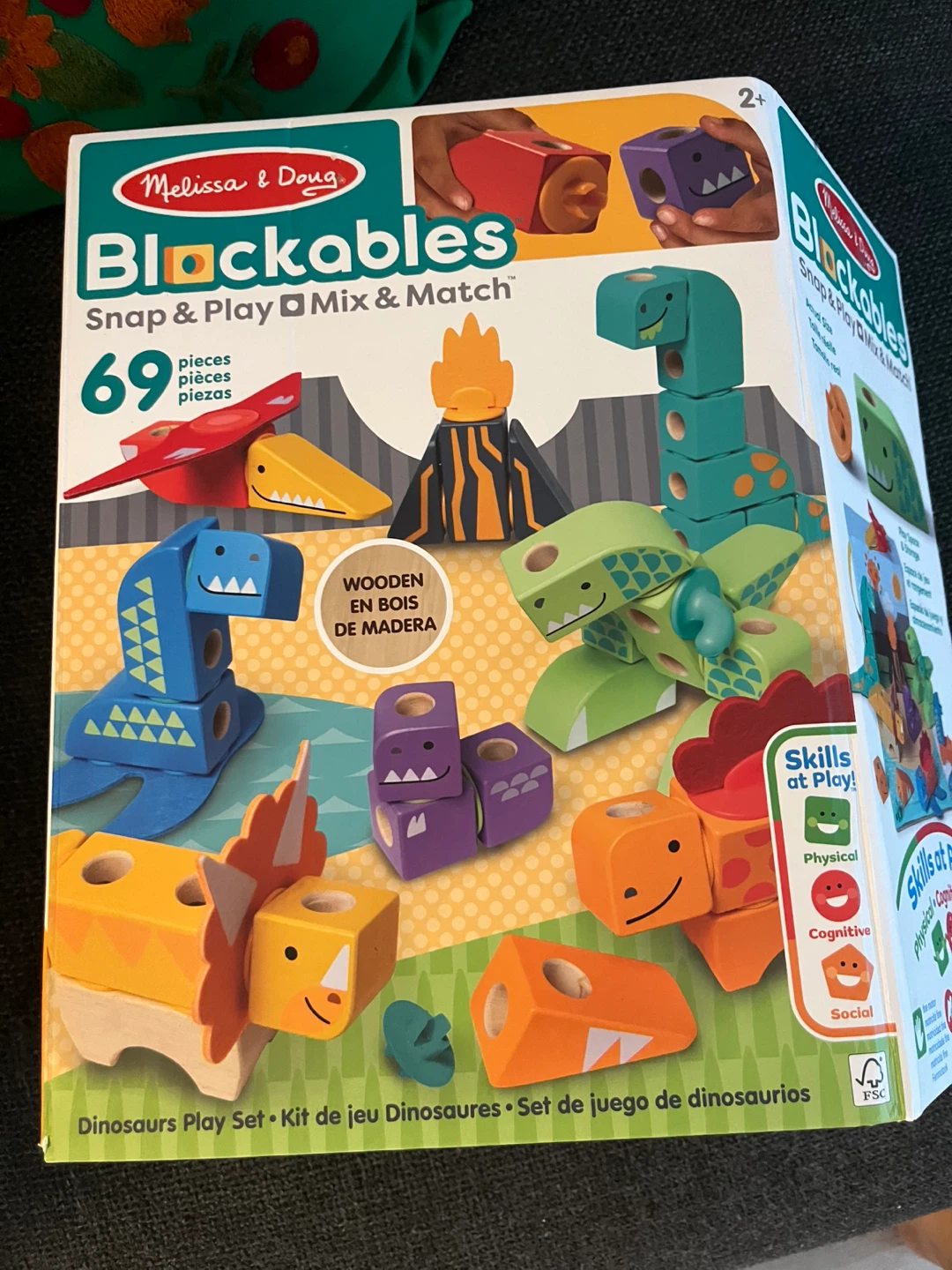 Melissa & Doug Blockables Snap & Play Mix & Match Dinosaur Set - photo 3