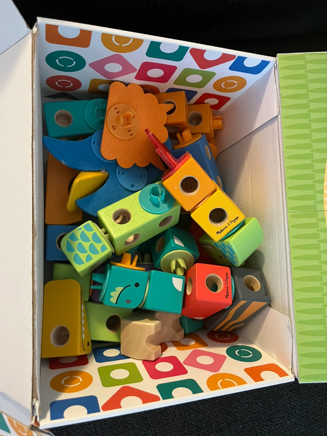 Melissa & Doug Blockables Snap & Play Mix & Match Dinosaur Set - photo 4
