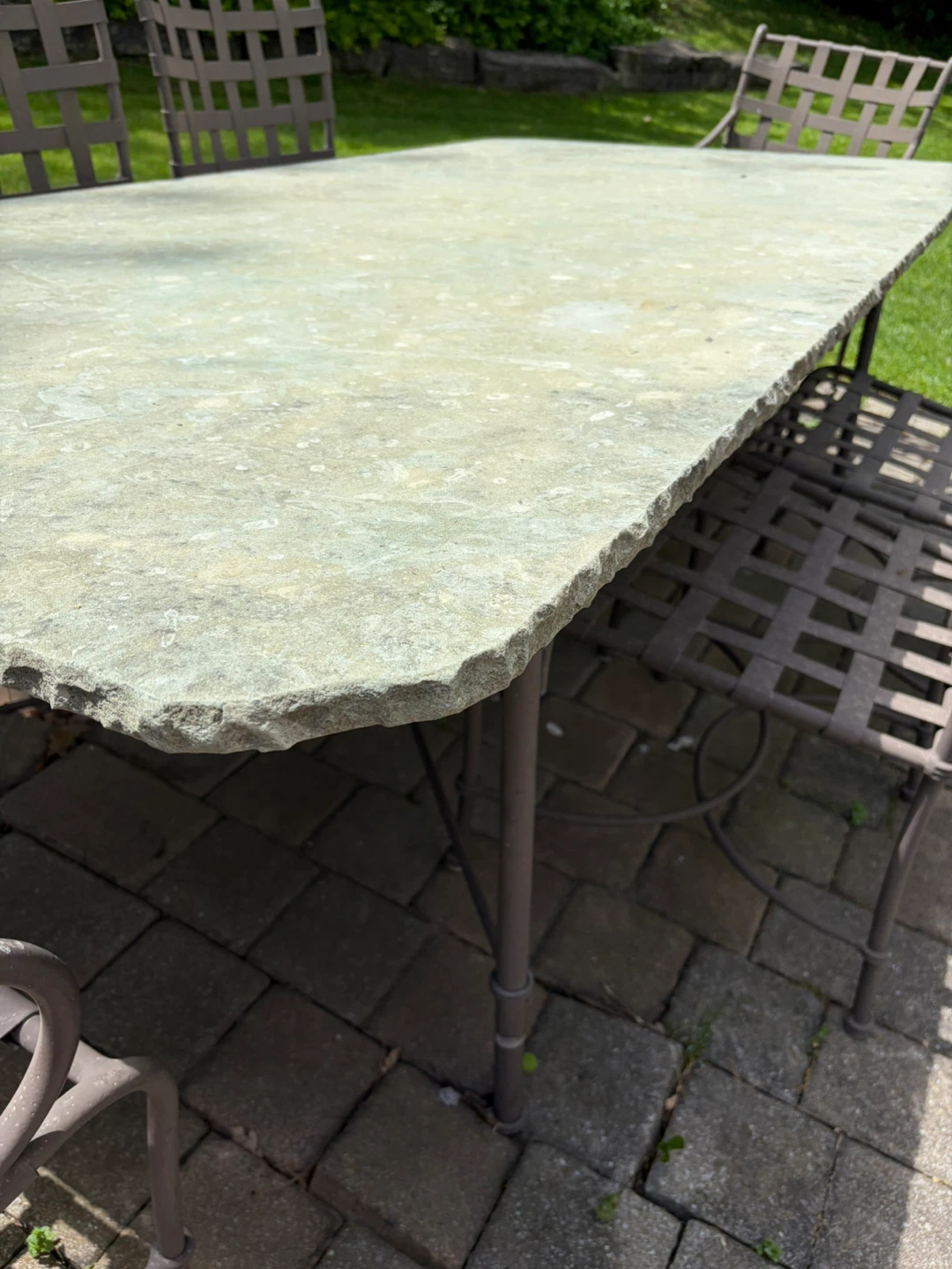 Natural Slate Stone Top for Table - photo 3