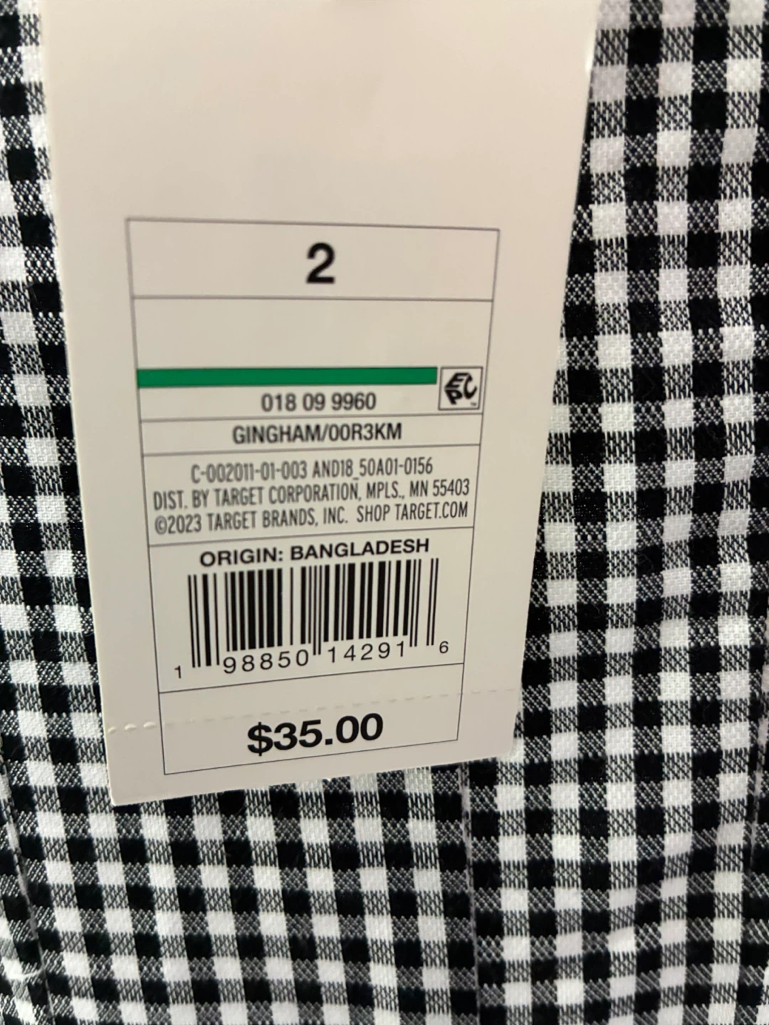 A New Day Gingham Dress Size 2 - photo 3