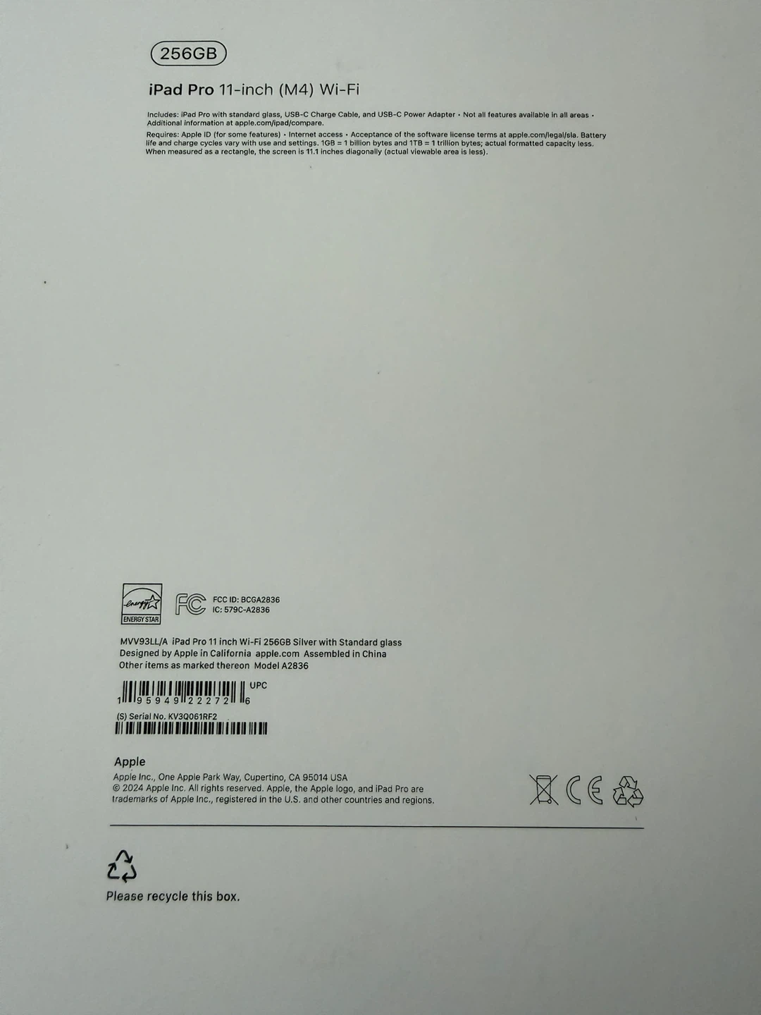Apple iPad Pro 11-inch (M4) Wi-Fi 256GB Silver - photo 3