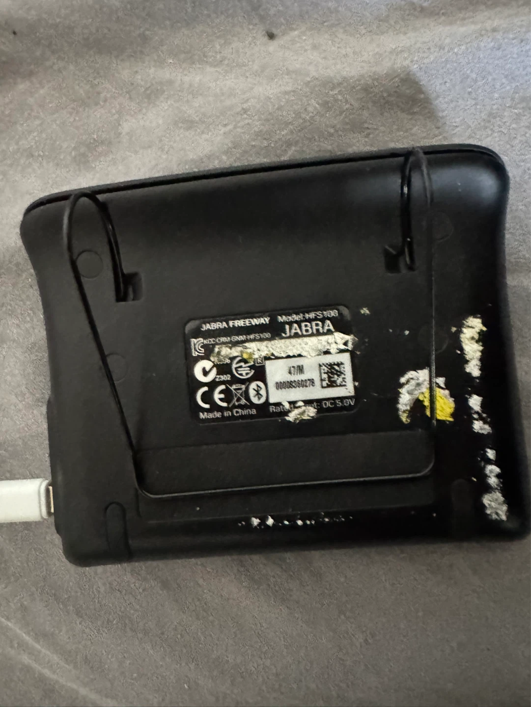 Jabra Bluetooth Speakerphone / FM – Working + Charger Included - photo 2