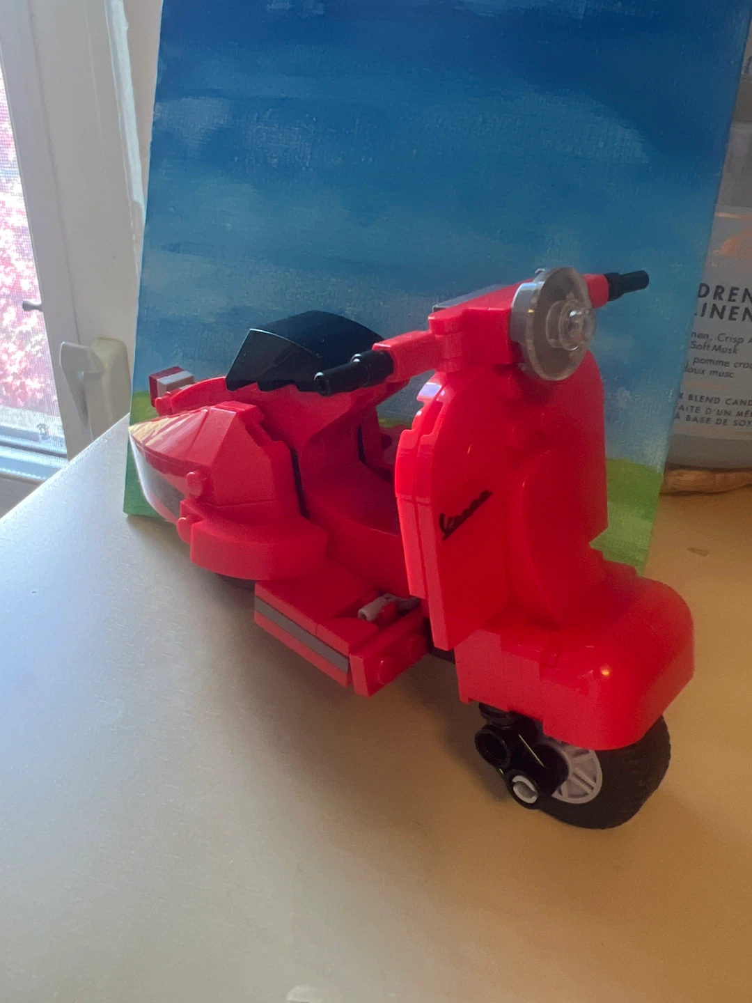 Vespa Scooter LEGO Set