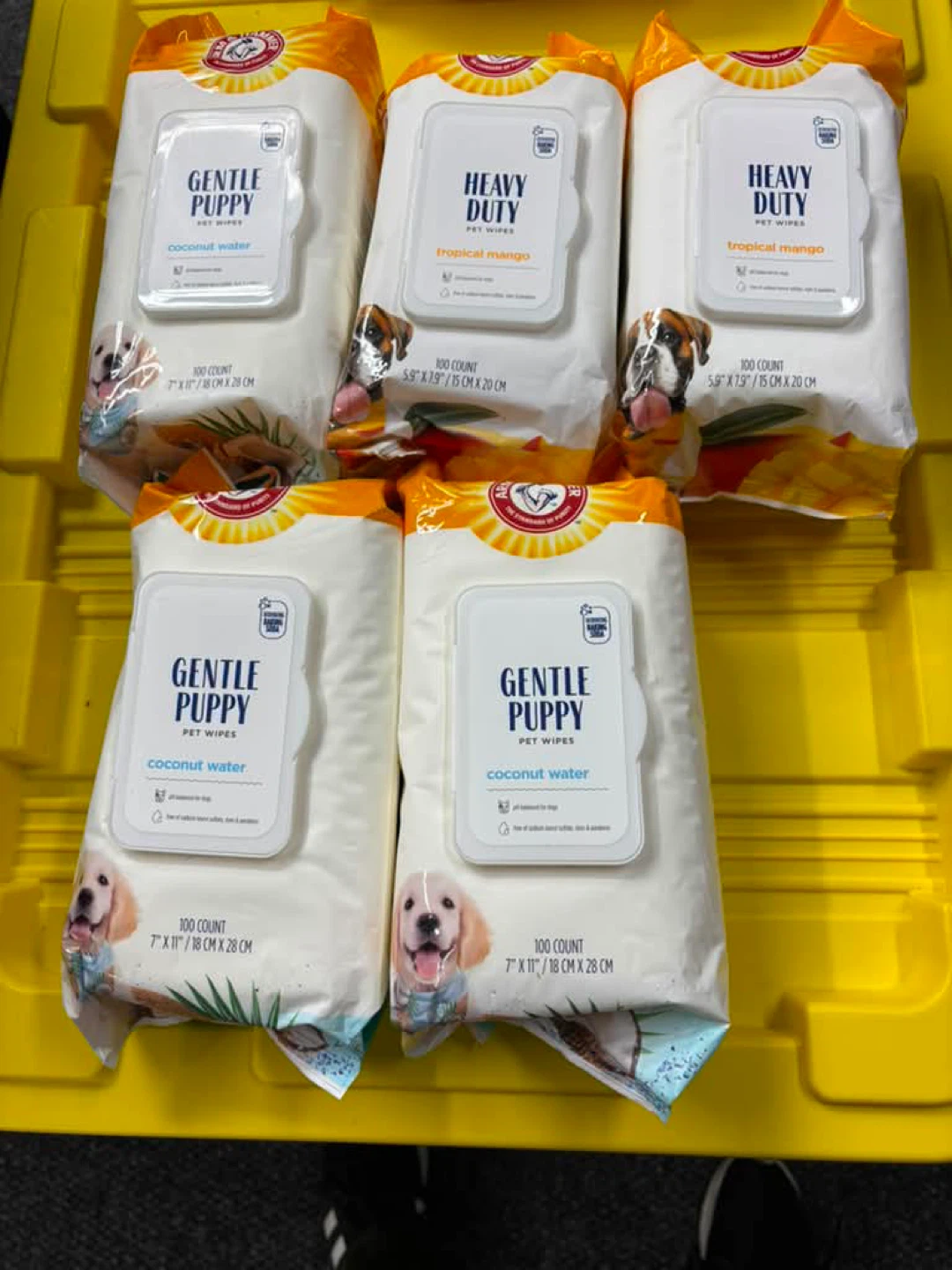 Gentle Puppy & Heavy Duty Pet Wipes - 5 Packs - photo 3
